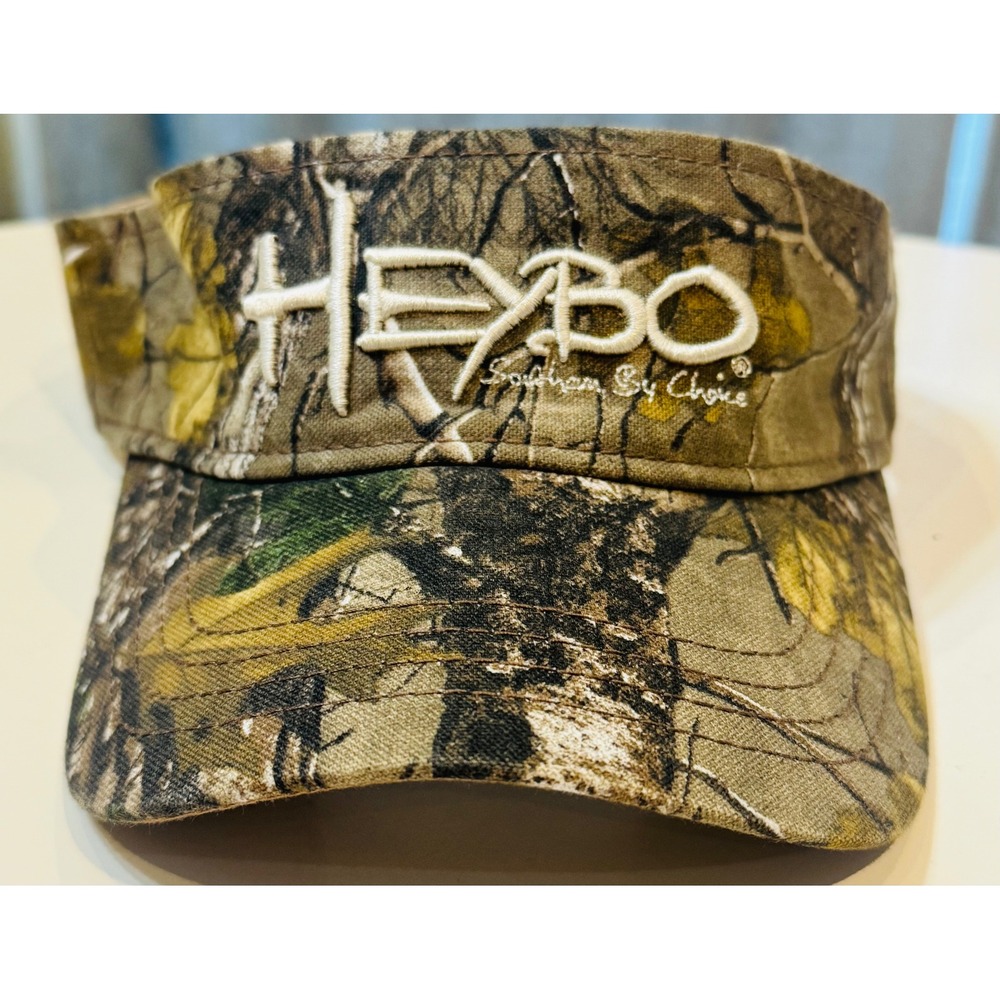 Heybo Visor Southern By Choice Camouflage Hunting Adjustable Brown Mens OSFA